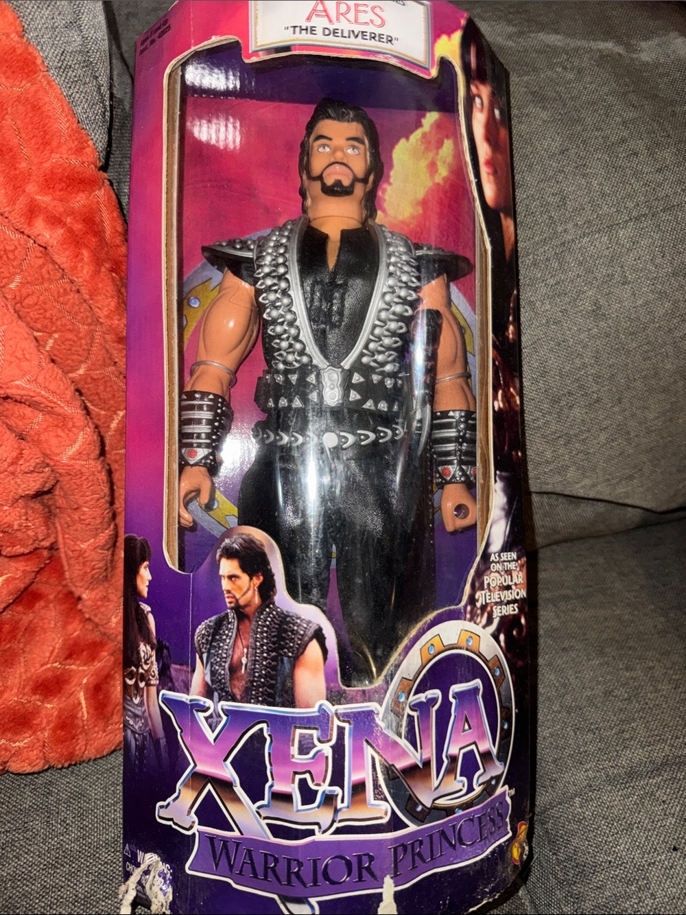 Vintage 1999 Toy Biz Xena Warrior Princess Ares "The Deliverer" 12" Figure NIB